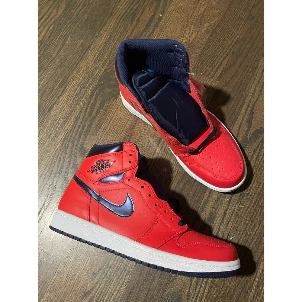 Nike Jordan 1 Retro High OG David Letterman Shoe Men's 8.5 NEW No Box 555088-606